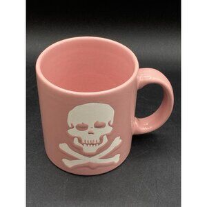 Fun Factory Waechtersbach Germany Skull & Cross Bones Pink Coffee Mug